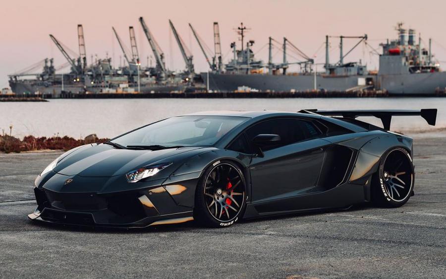 Lamborghini Aventador by Liberty Walk on Forgiato Wheels (Maglia-ECL) '2018